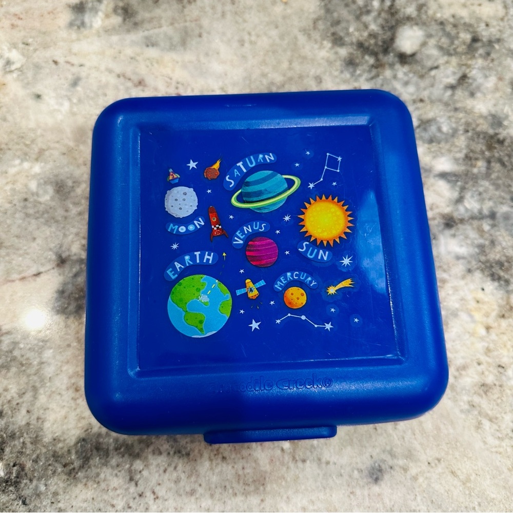 Crocodile Creek Space Themed Sandwich Lunch Box 🌞🪐🌎